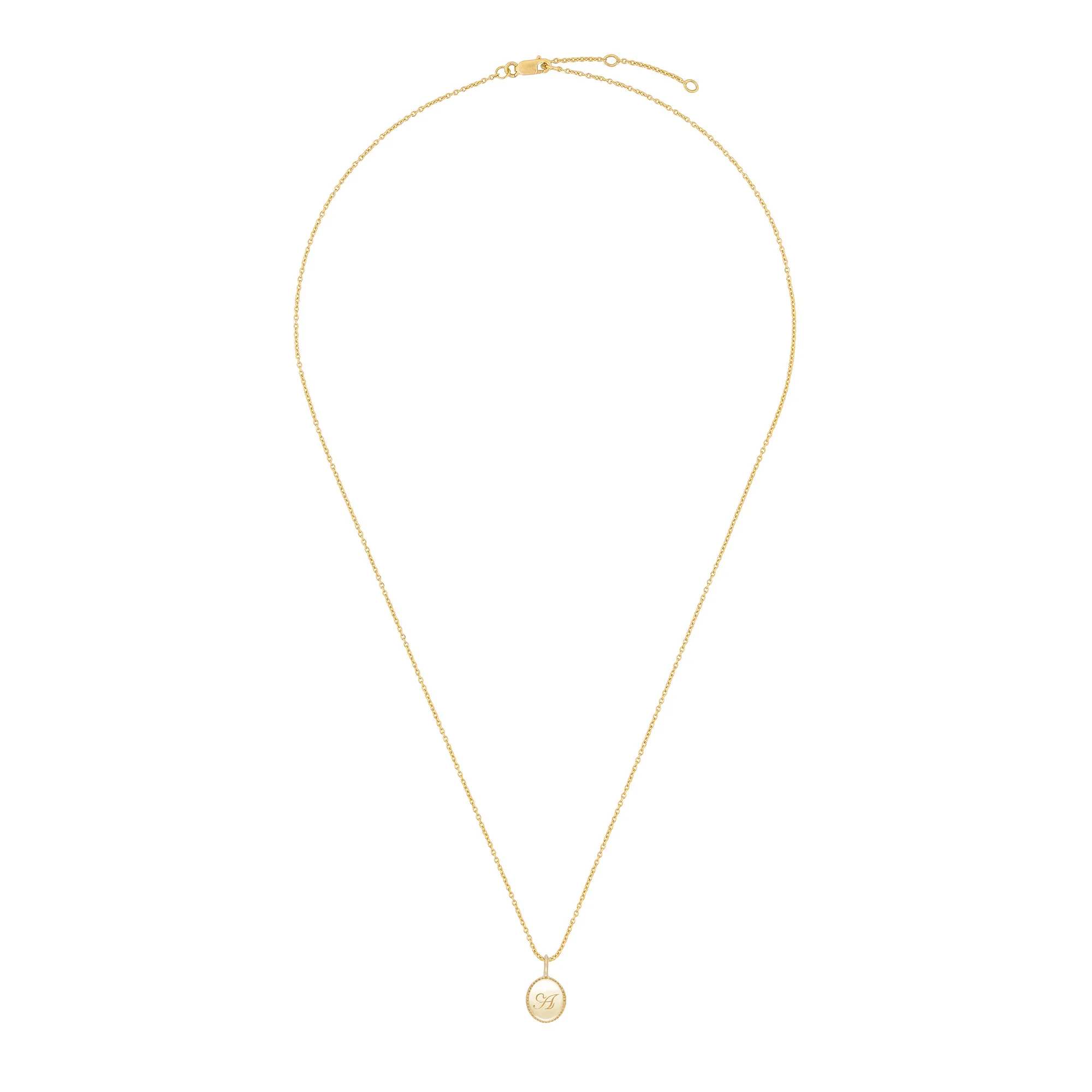 Always Remember Hand Engraved Necklace - 14k Gold - Image 4