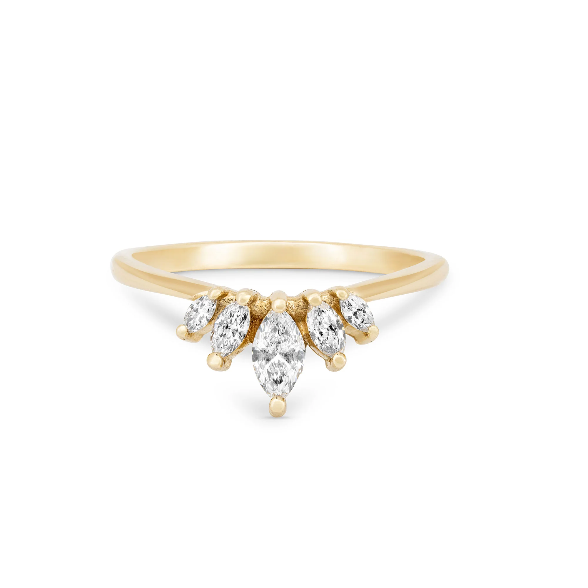 Crown of Hope - Diamond Ring 14k Gold - Image 4