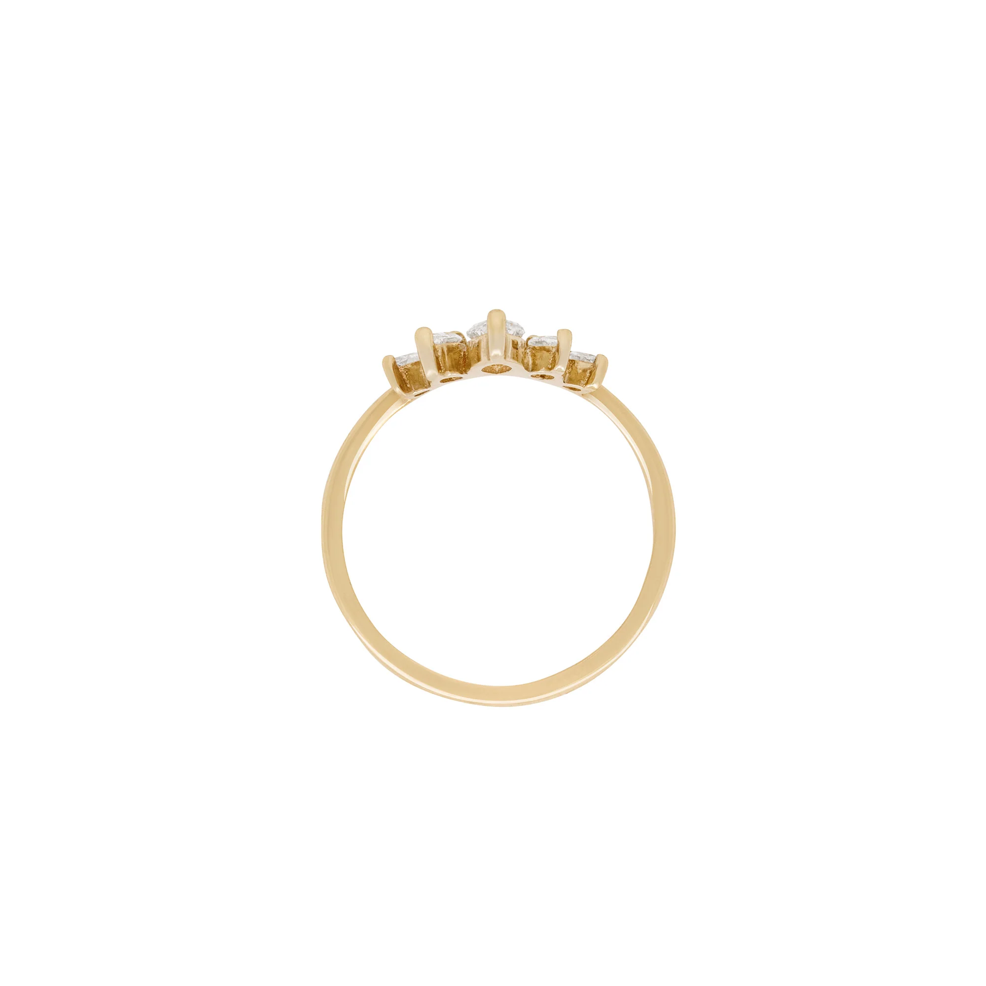 Crown of Hope - Diamond Ring 14k Gold - Image 6
