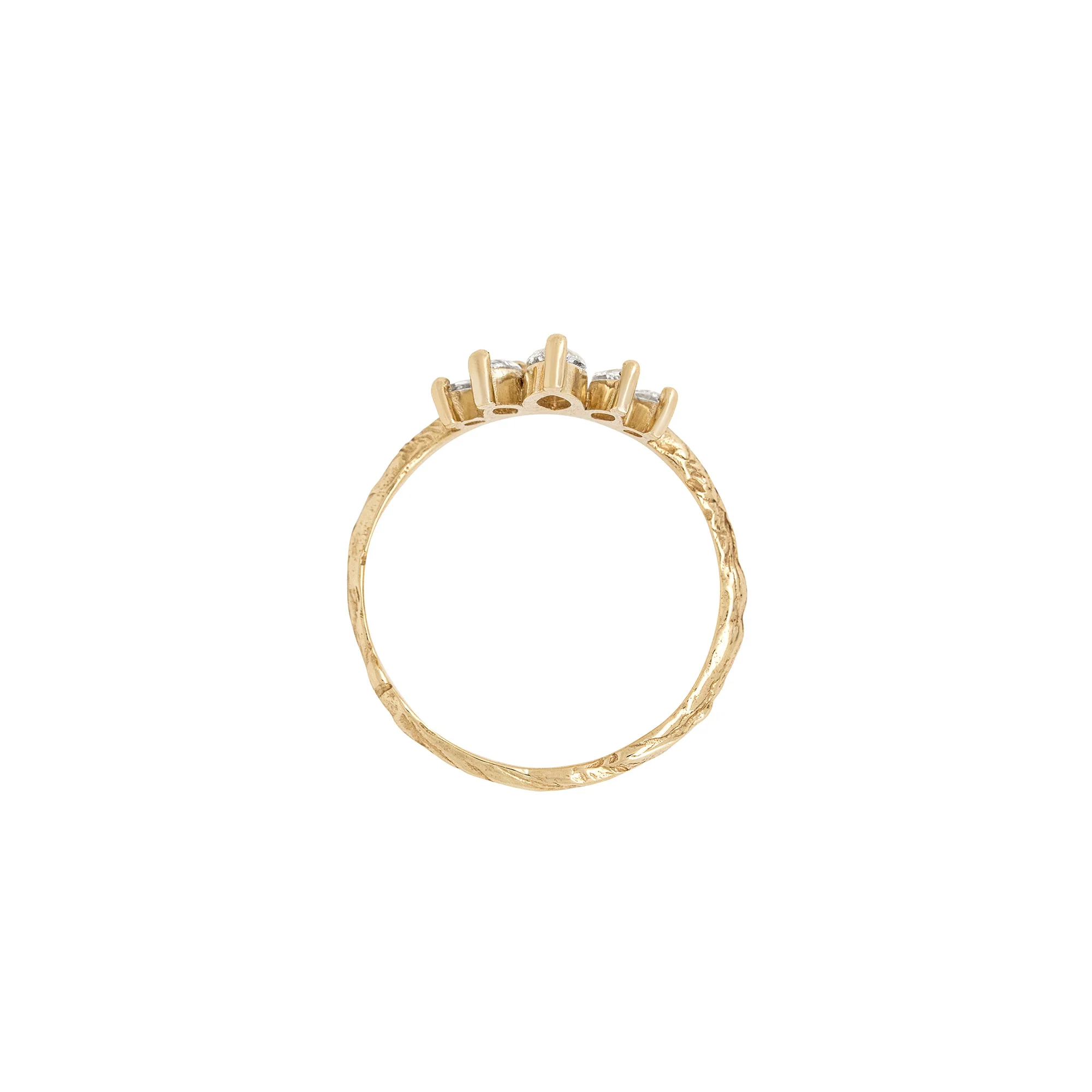 Crown of Hope - Diamond Ring 14k Gold - Image 9