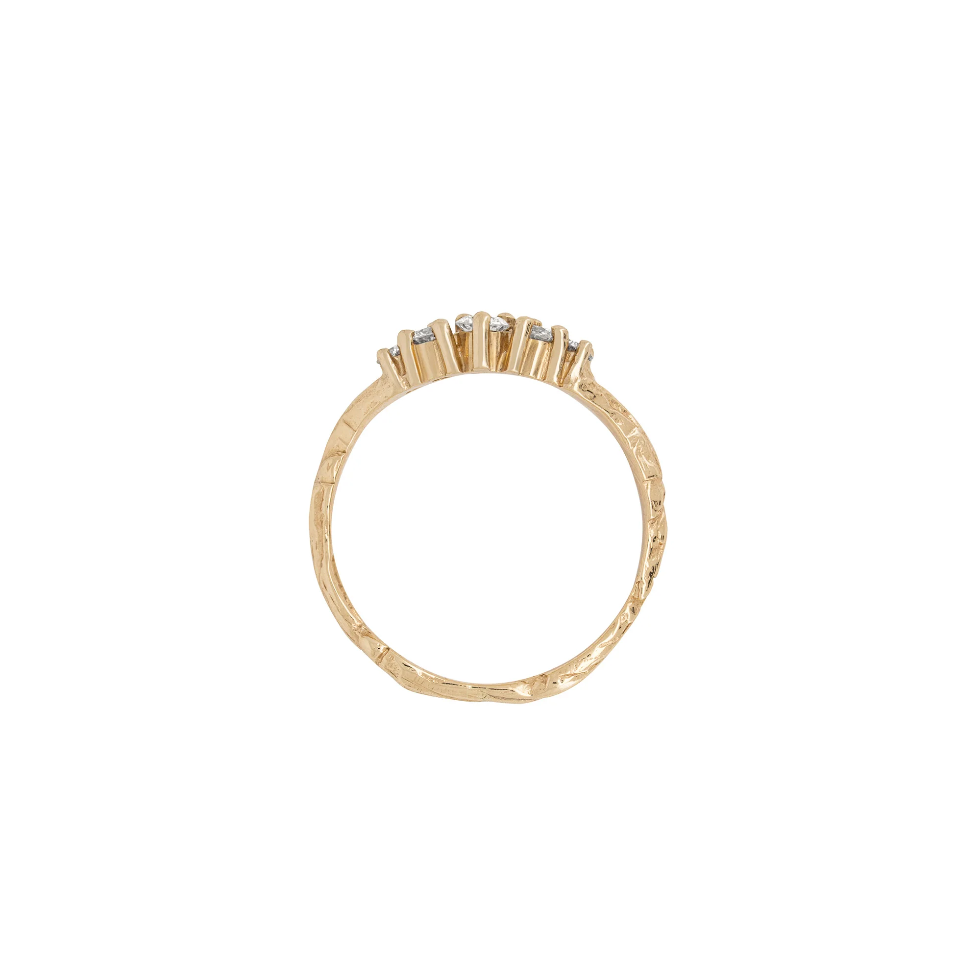 Crown of Love - Diamond Ring 14k Gold - Image 4