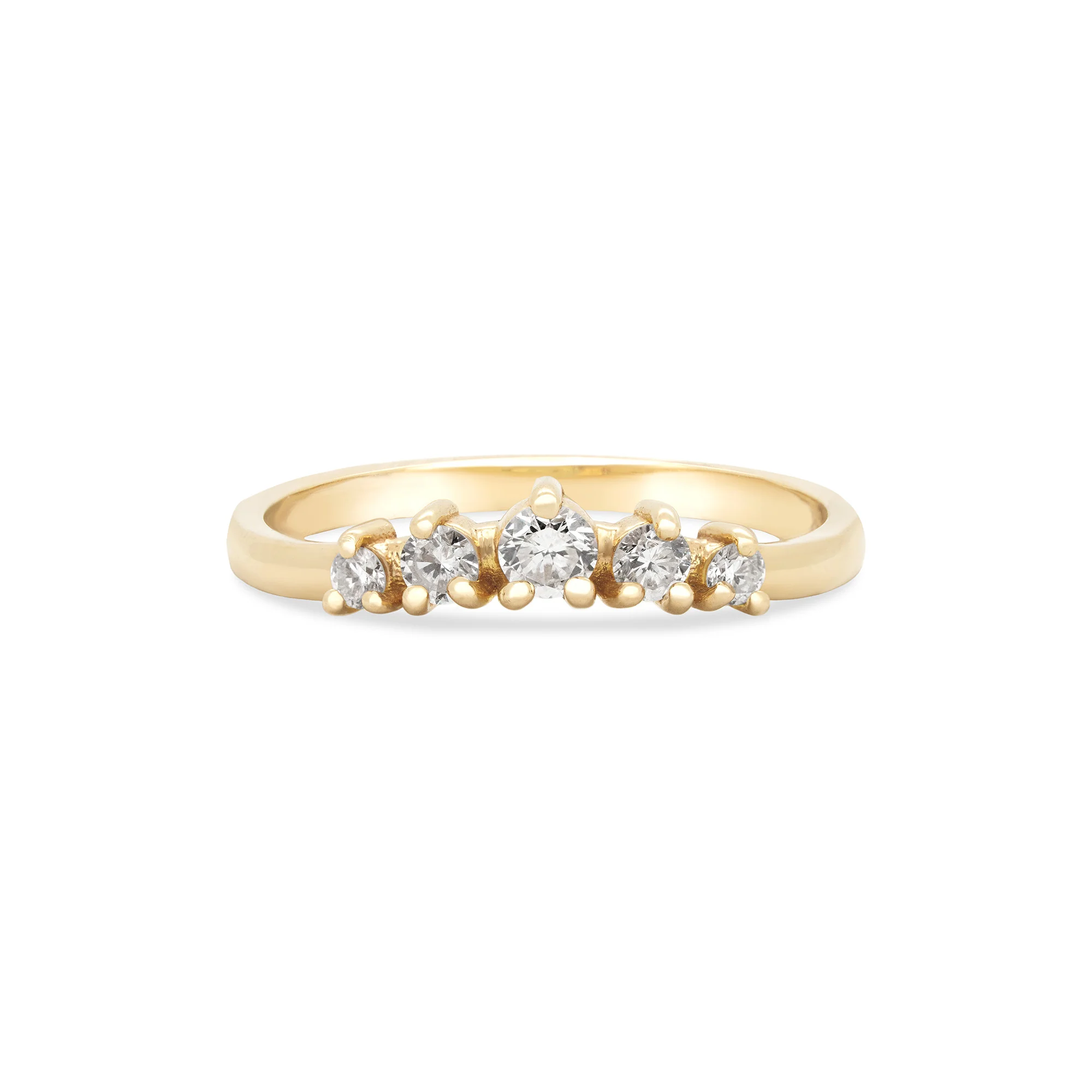 Crown of Love - Diamond Ring 14k Gold - Image 5