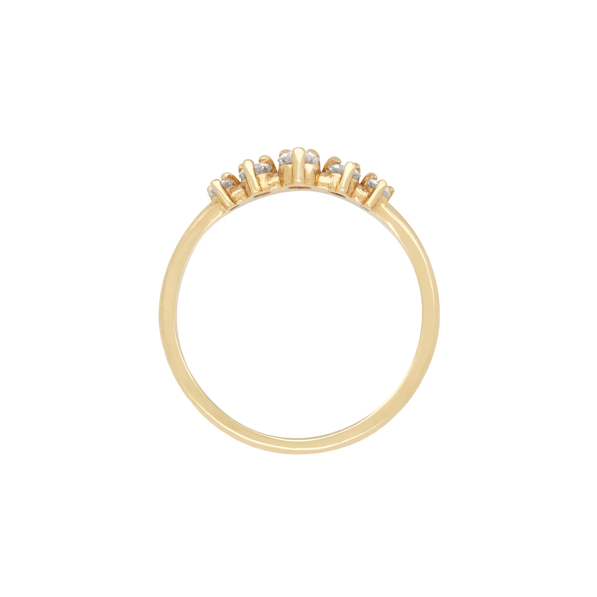 Crown of Love - Diamond Ring 14k Gold - Image 7