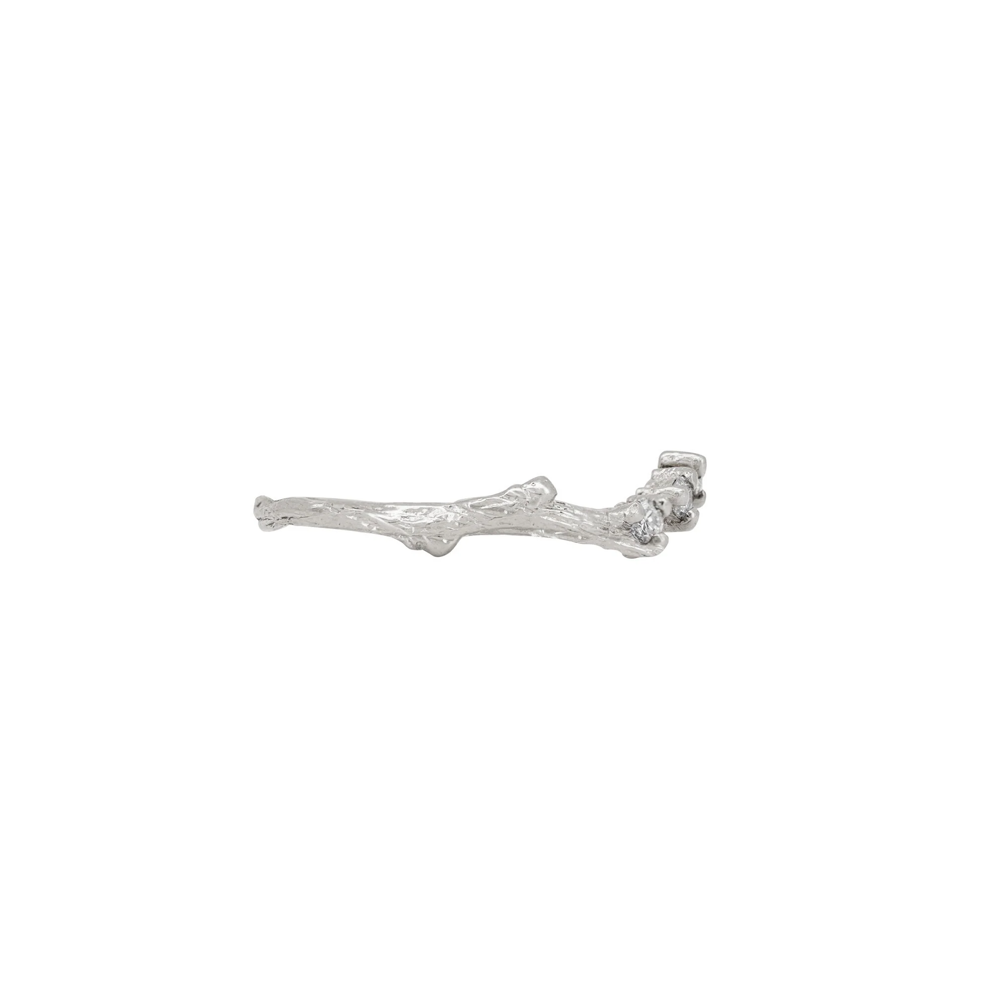 Crown of Love - Diamond Ring 14k White Gold - Image 3