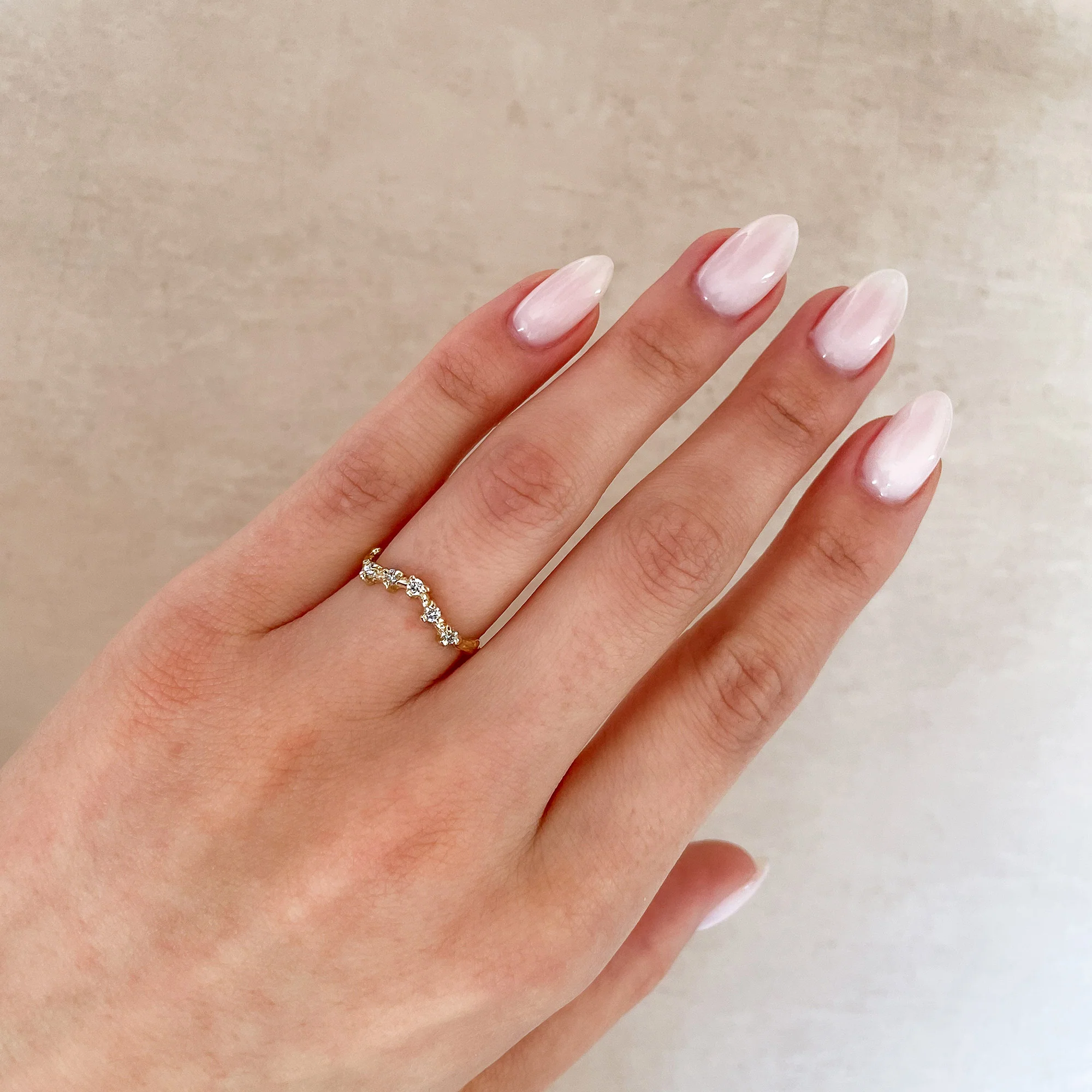 Crown of Sky - Diamond Ring 14k Gold - Image 6