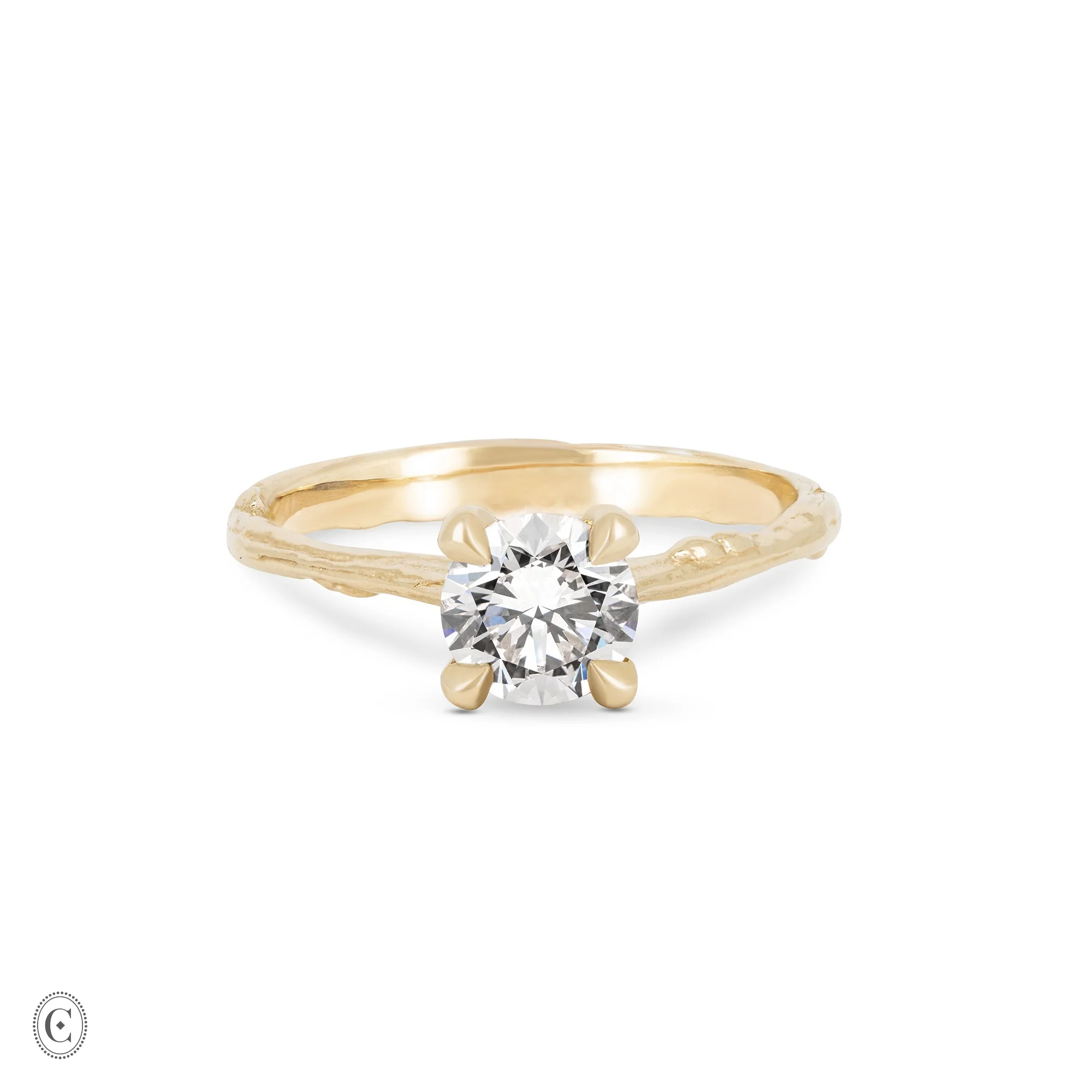 Darling - Solitaire Diamond Engagement Ring 14k Gold - Image 12