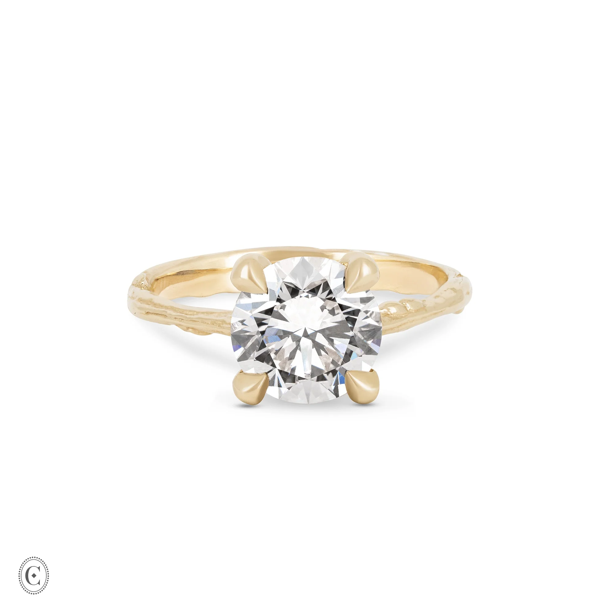 Darling - Solitaire Diamond Engagement Ring 14k Gold - Image 14