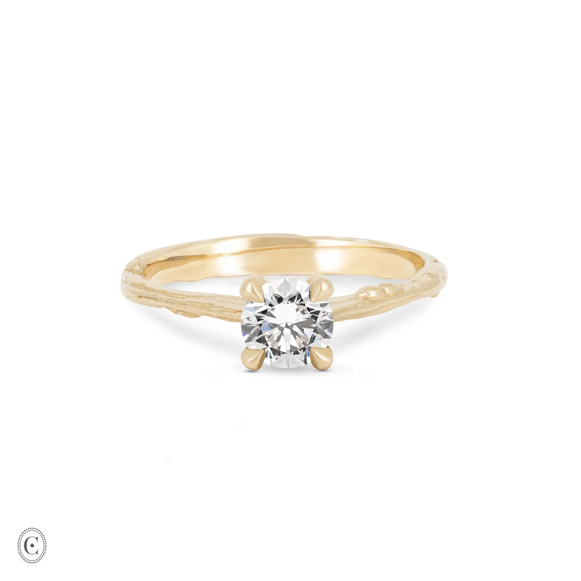 Darling - Solitaire Diamond Engagement Ring 14k Gold - Image 6
