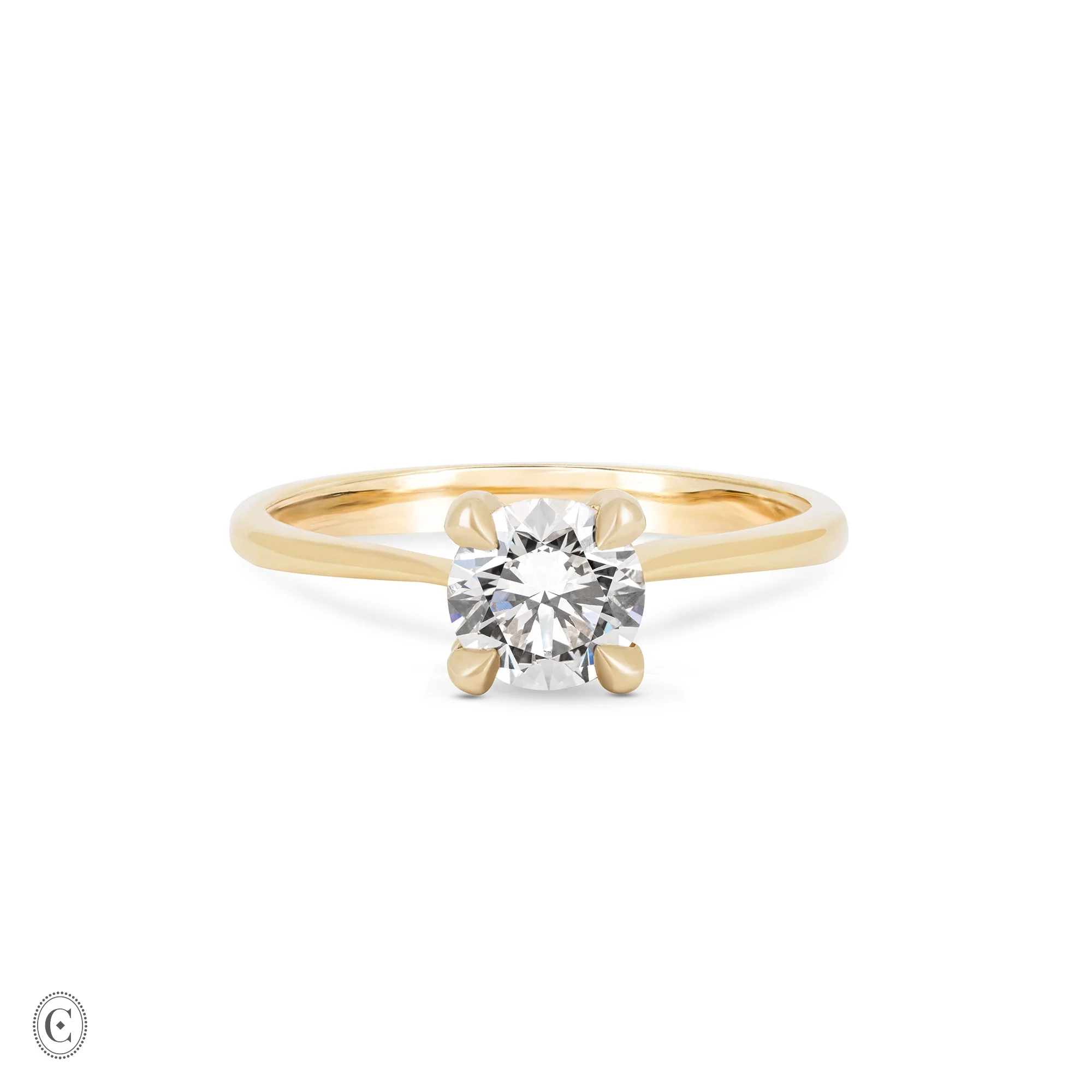 Darling - Solitaire Diamond Engagement Ring 14k Gold - Image 9
