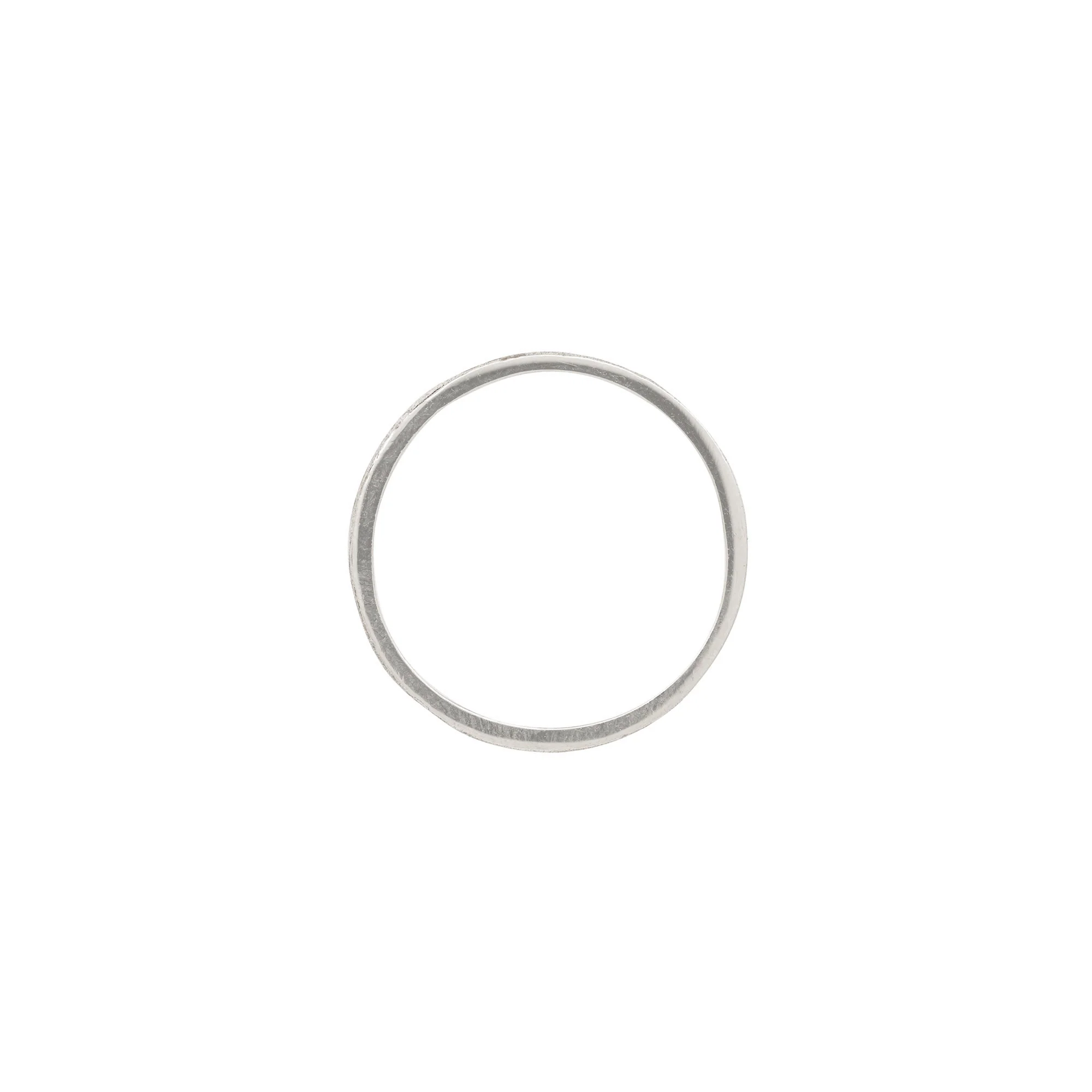 Driftwood 4mm Wedding Band - 14k White Gold - Image 3
