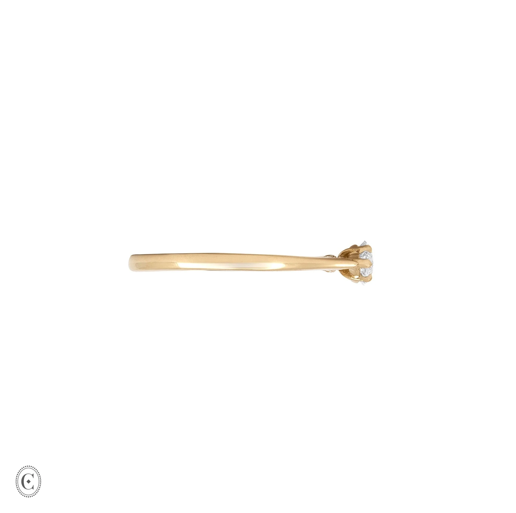 Eternal 0.7ct Lab-Grown Marquise Diamond Engagement Ring - 14k Gold Polished Band - Image 3