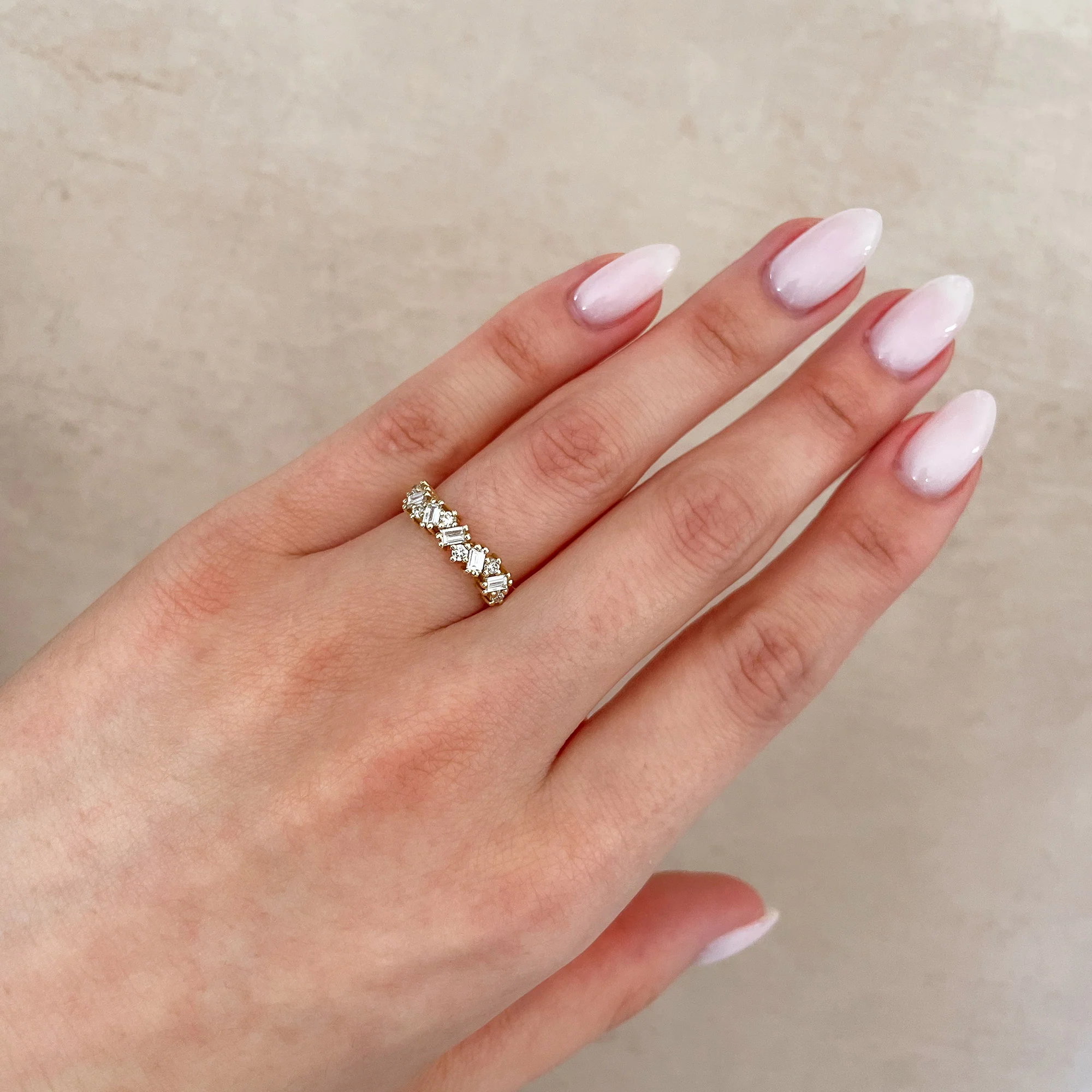 Follow Your Path - Diamond Eternity Ring 14k Gold - Image 5