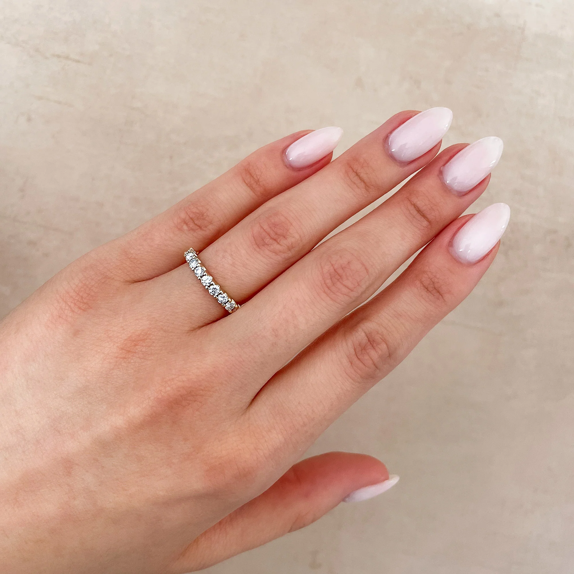 Forever - Diamond Eternity Ring 14k Gold - Image 5