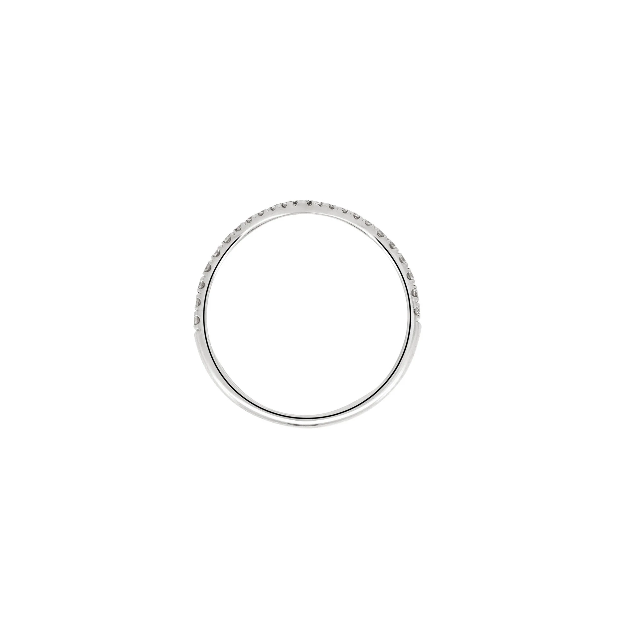 Future Awaits Arrow - Diamond Eternity Ring 14k White Gold - Image 4