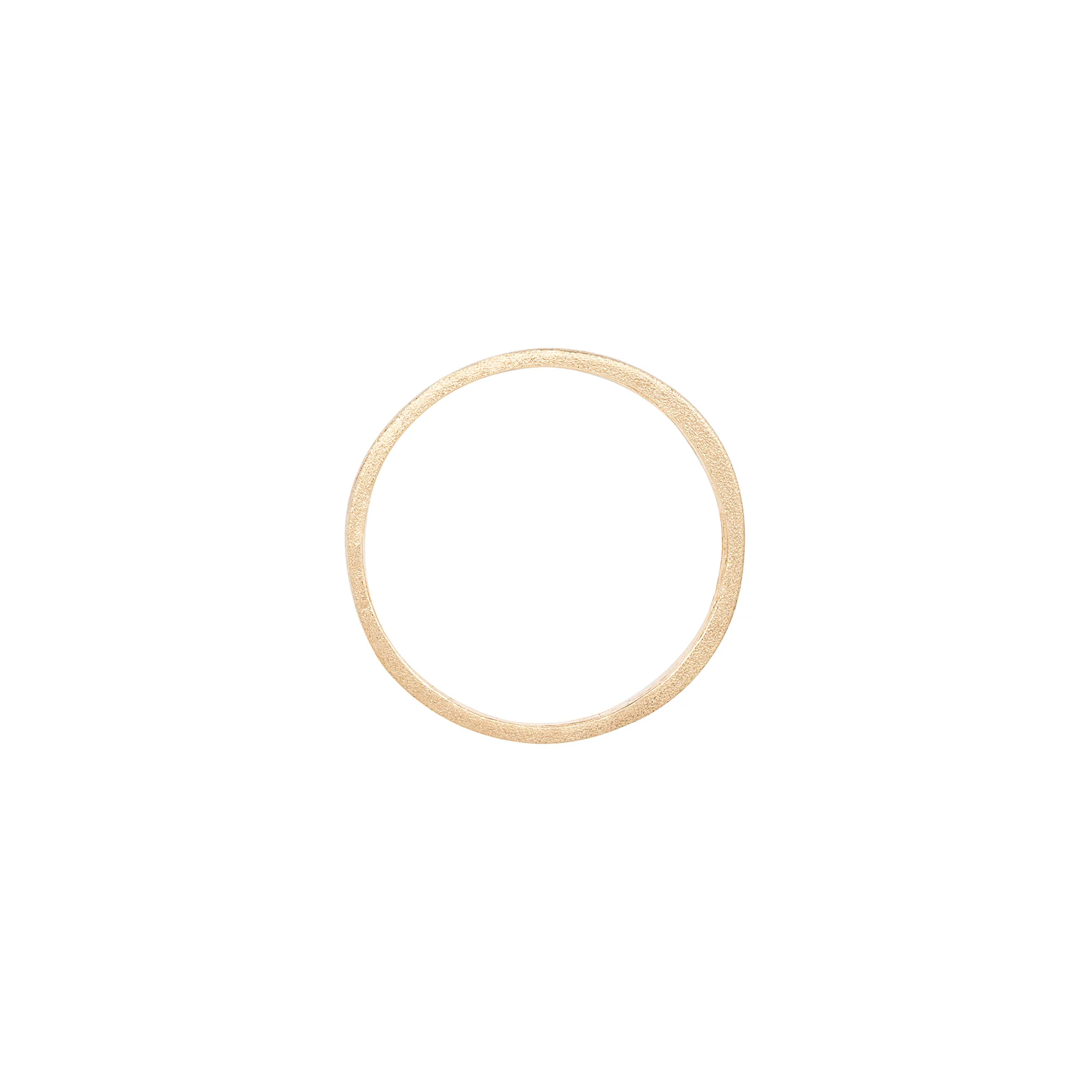 Hawthorn Bark 4mm Men's Wedding Band - 14k Polished Gold - Image 3