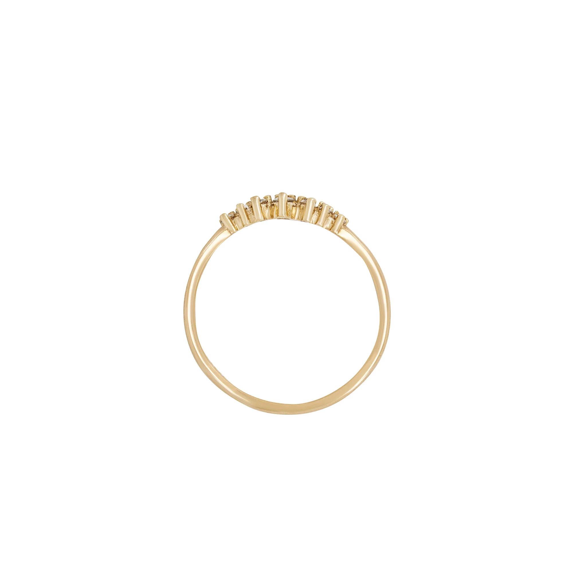 Crown of Faith - Diamond Ring 14k Gold - Image 4