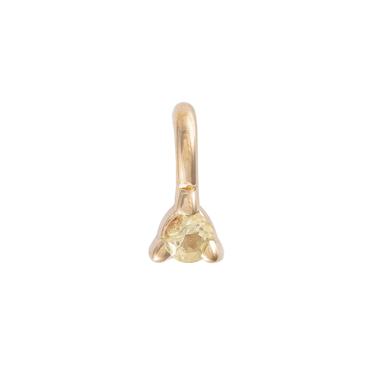 Lucky Star - 14k Gold Birthstone Pendant - Image 3