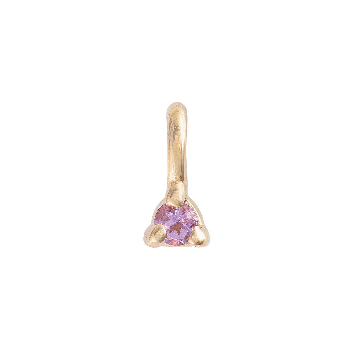 Lucky Star - 14k Gold Birthstone Pendant - Image 8