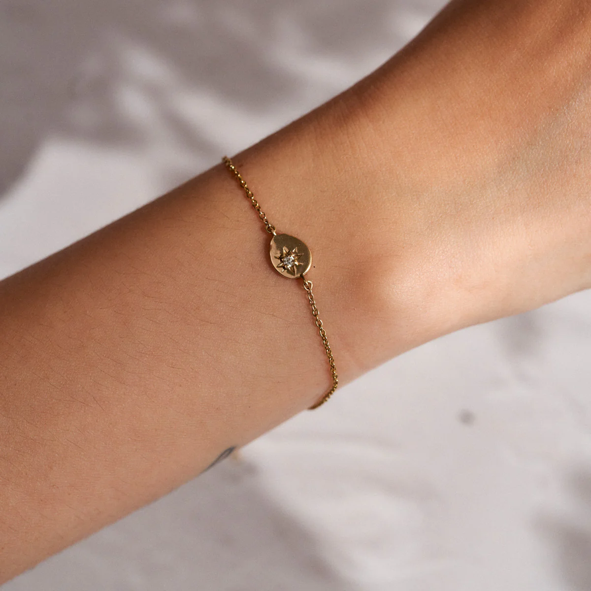 North Star Lab Grown Diamond Bracelet - 14k Gold - Image 3