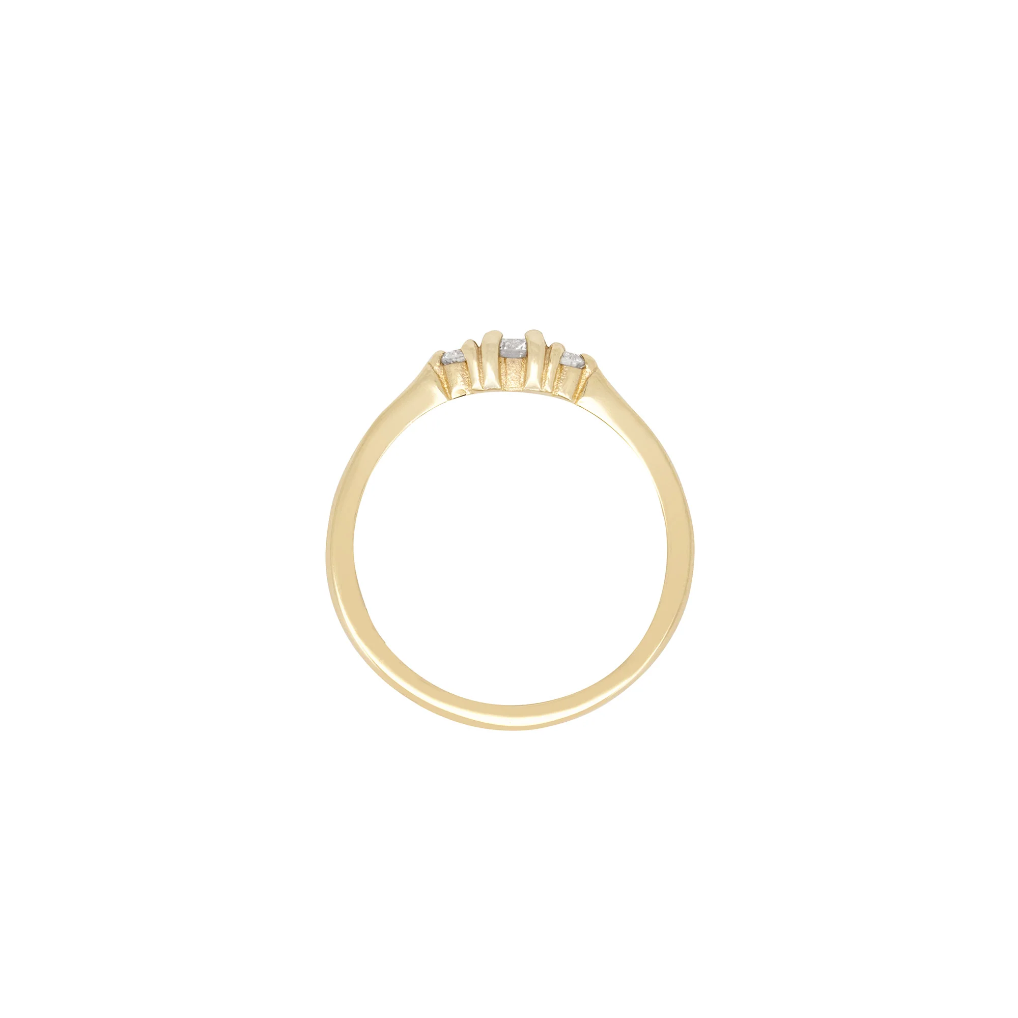 Promise Me Tomorrow Lab Grown Diamond Ring - 14k Polished Gold - Image 3