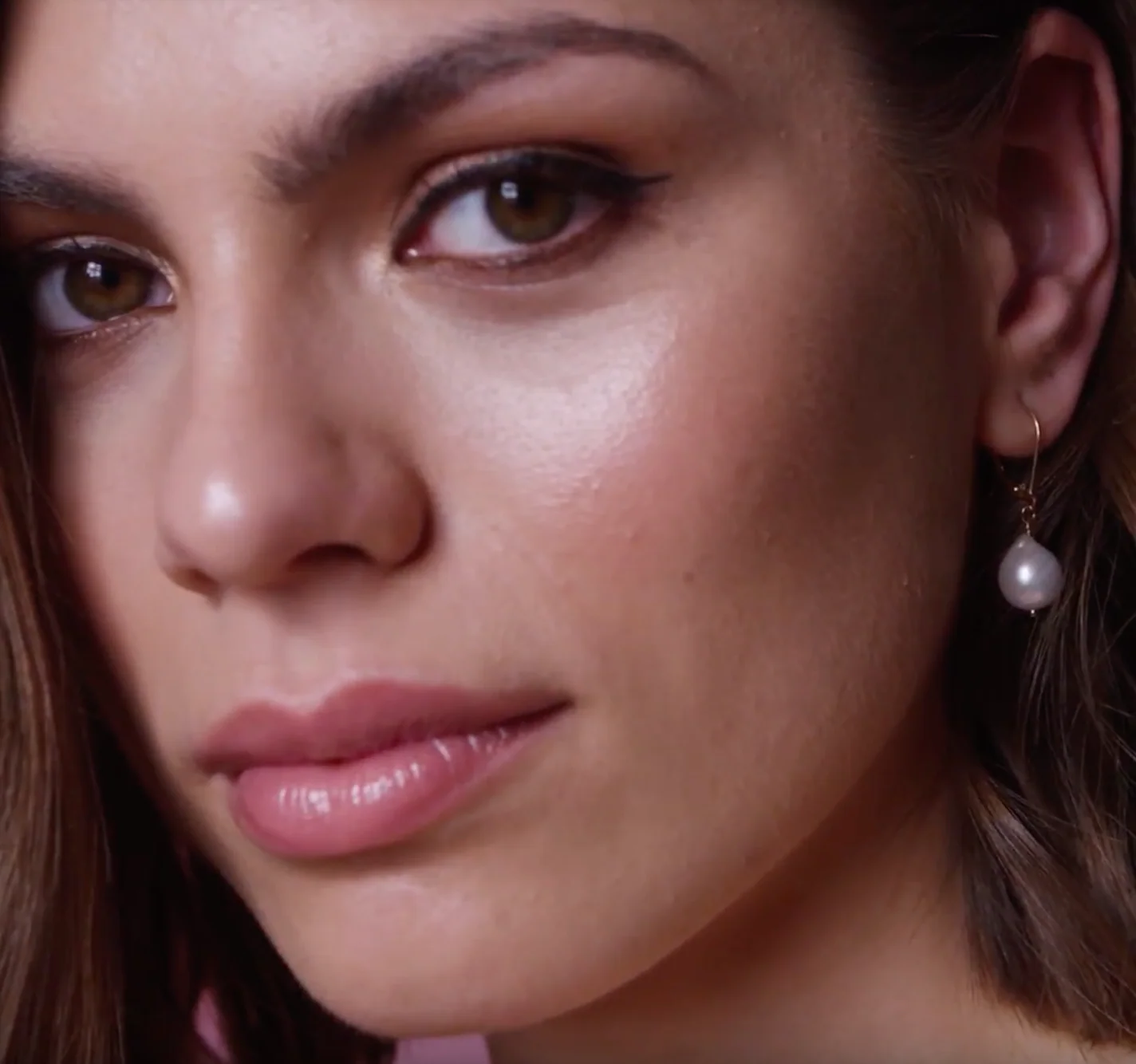 Teardrop Pearl Earrings - 14k Gold - Image 3