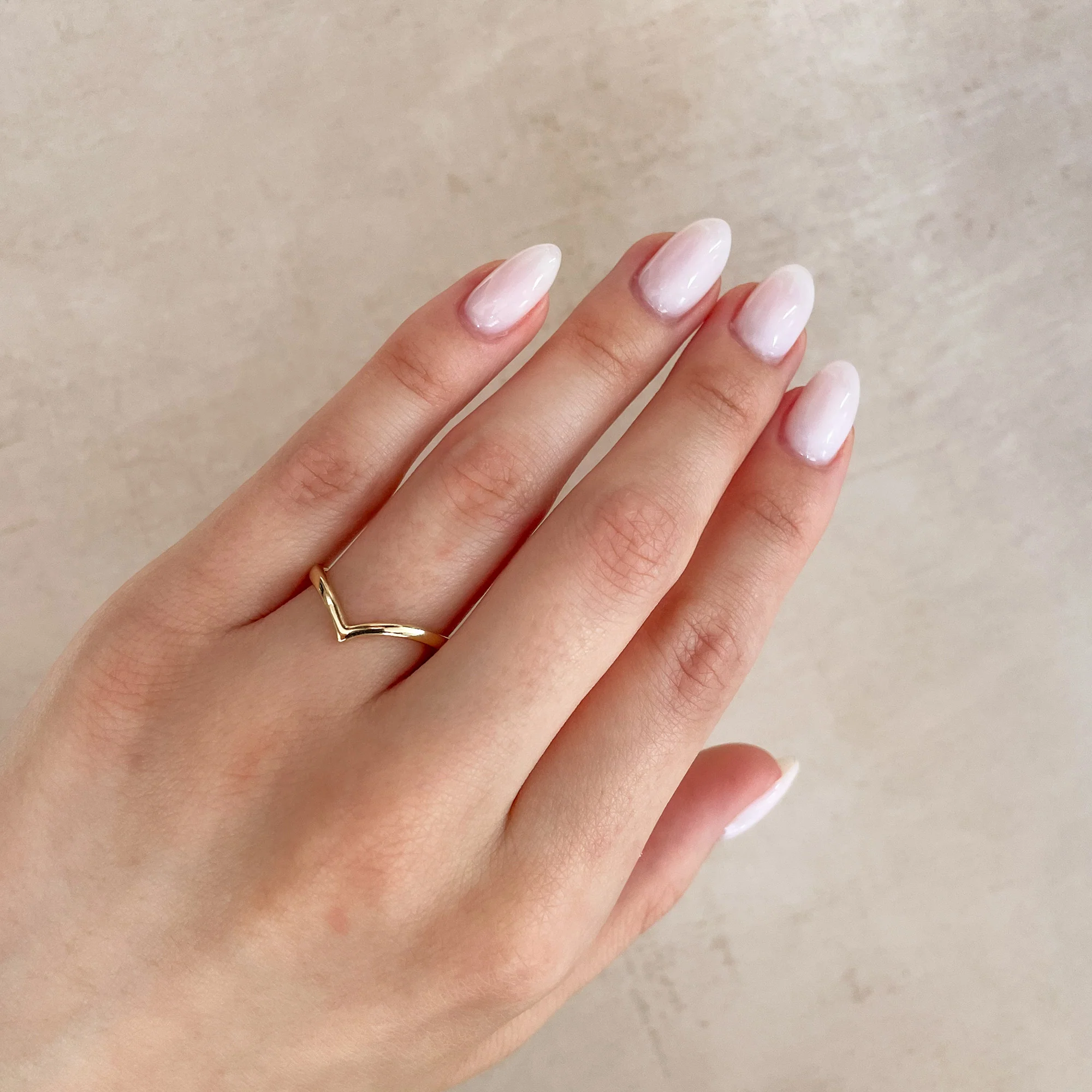 Arrow Ring - 14k White Gold Ring - Image 6