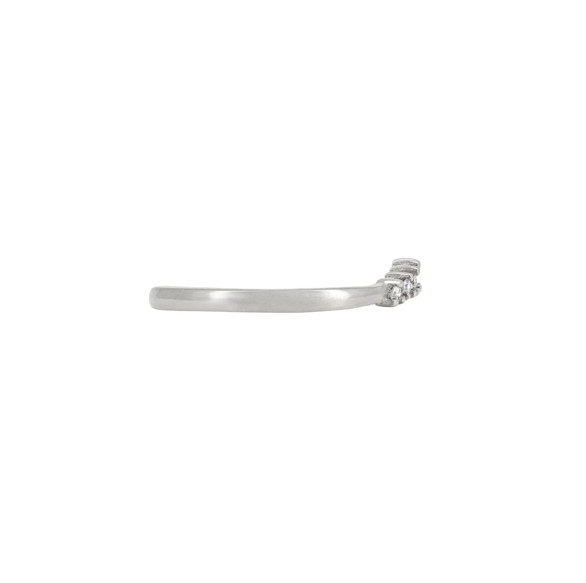 Crown of Faith - Diamond Ring 14k White Gold - Image 3