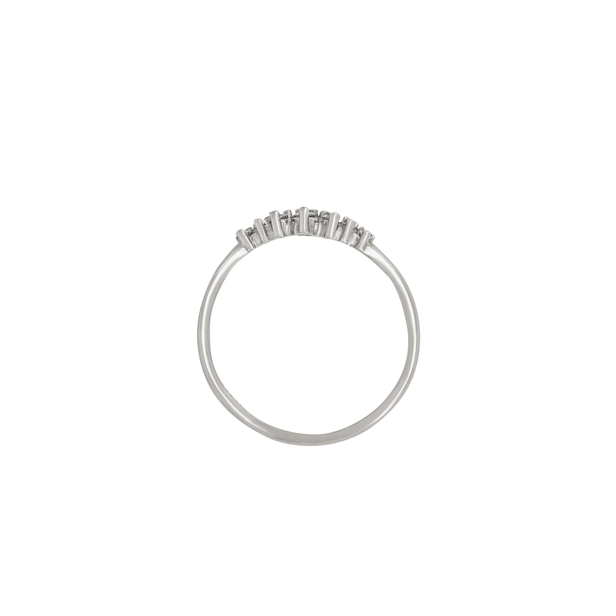 Crown of Faith - Diamond Ring 14k White Gold - Image 4