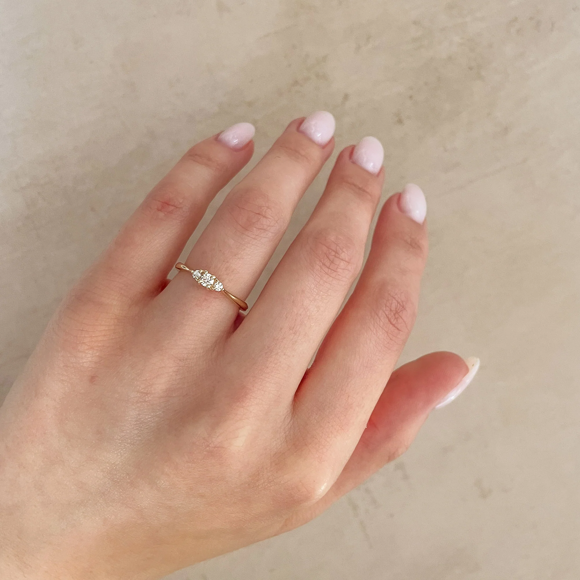 Promise Me Tomorrow Lab Grown Diamond Ring - 14k Polished White Gold - Image 6