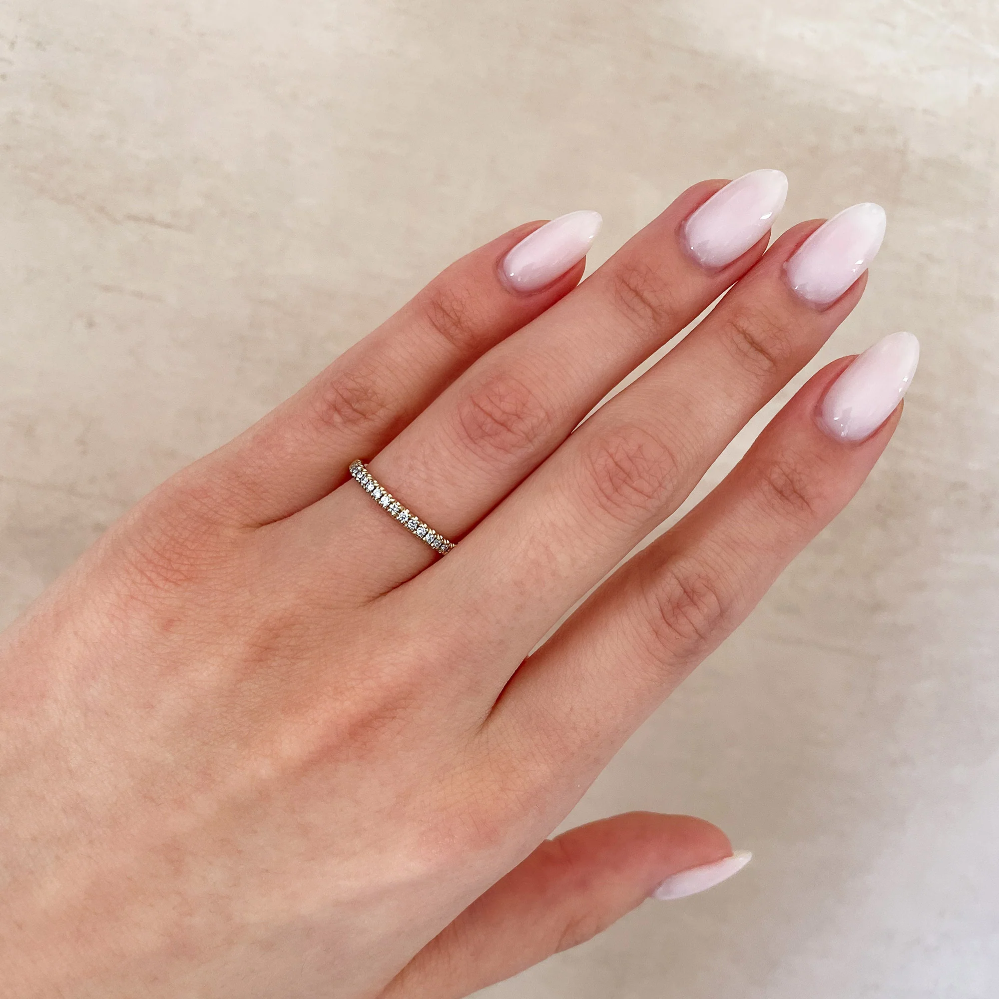 Today - Diamond Eternity Ring 14k Polished White Gold - Image 5