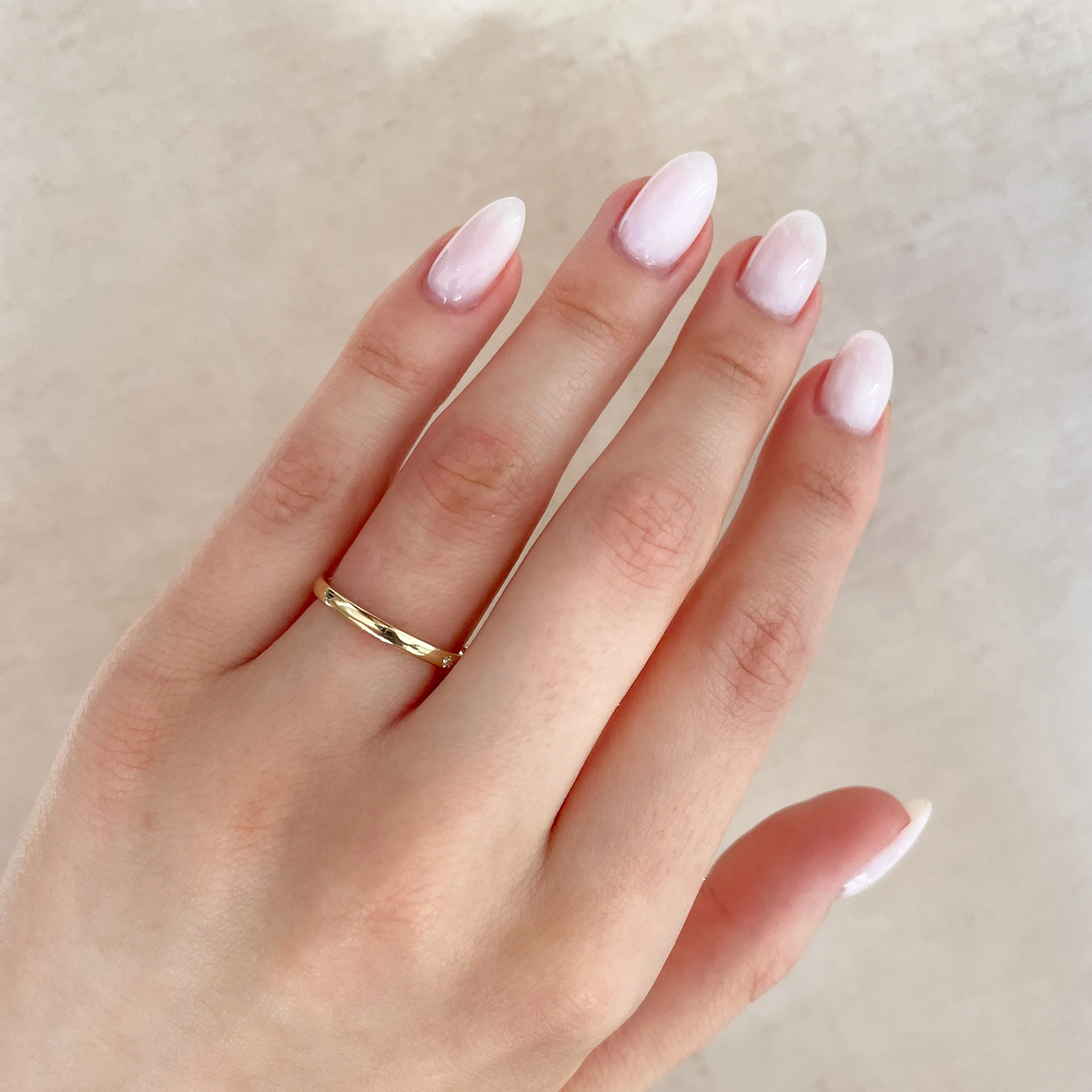 Timeless Love 2mm Polished Wedding Band - 14k White Gold - Image 4